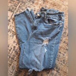 Judy Blue Distressed Skinny Jeans. Sz 14W